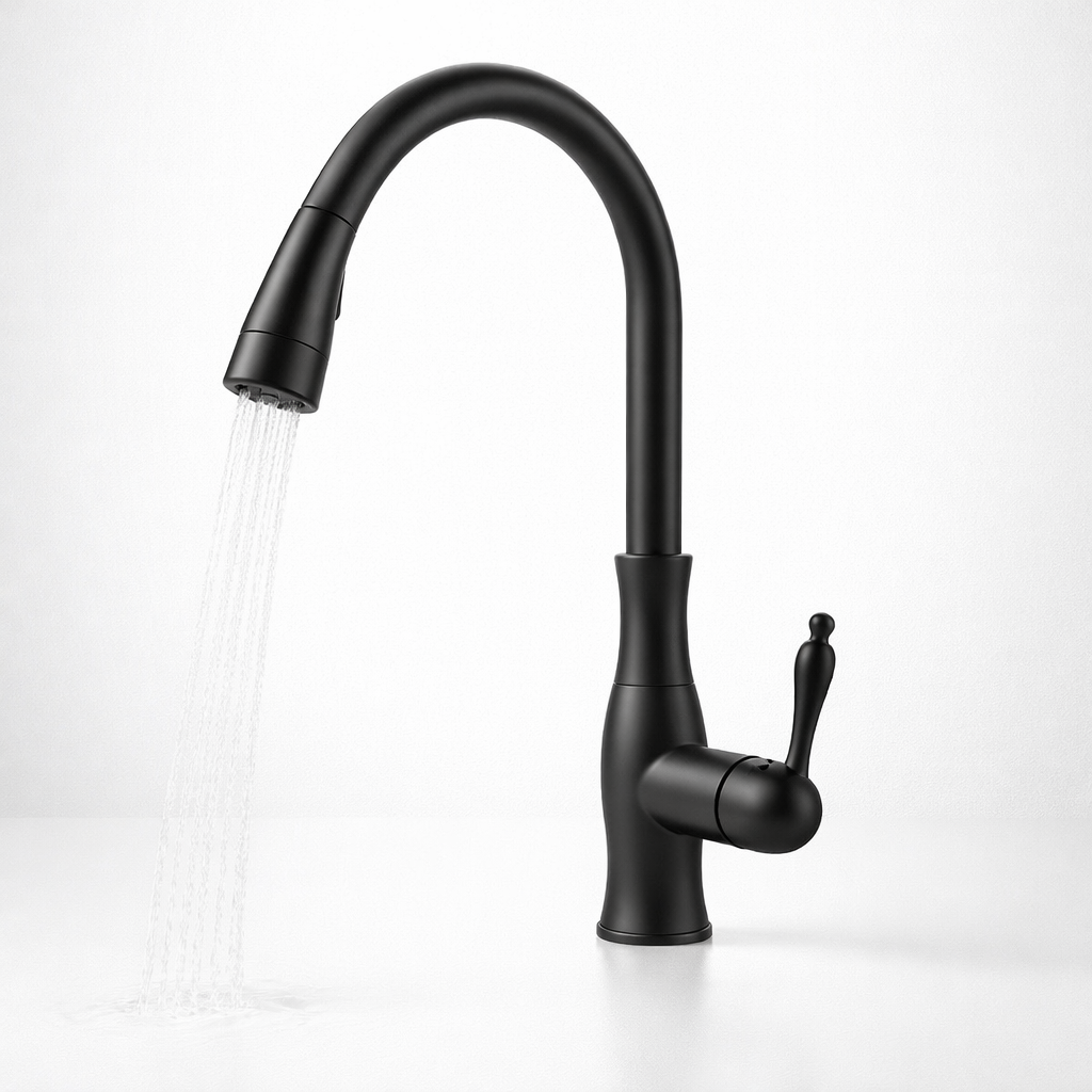 Pull Out Metal Kitchen Sink Tap
