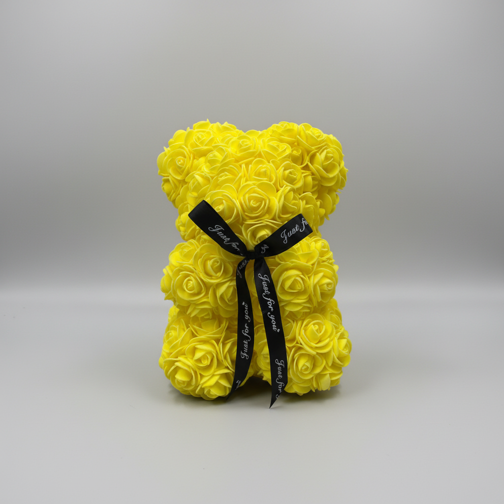 Rose Bear Artificial Flower Teddy
