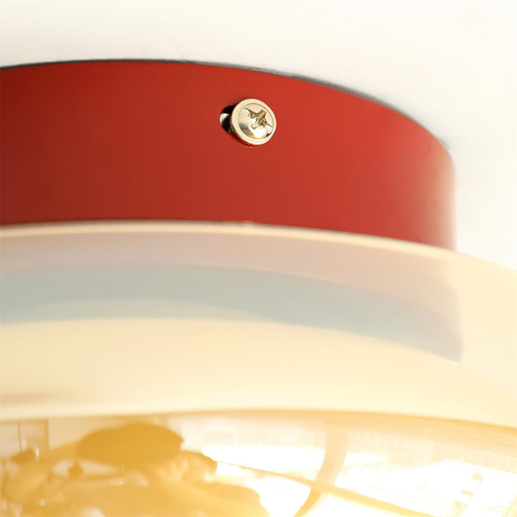 June Retro Glass Ceiling Light