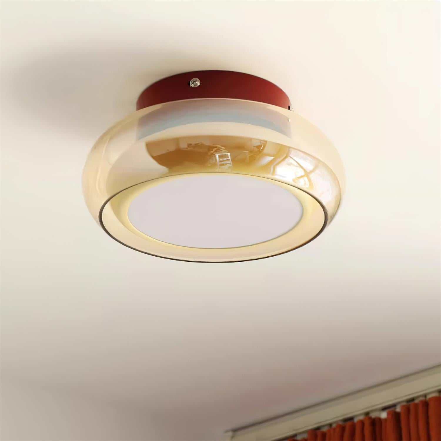 June Retro Glass Ceiling Light