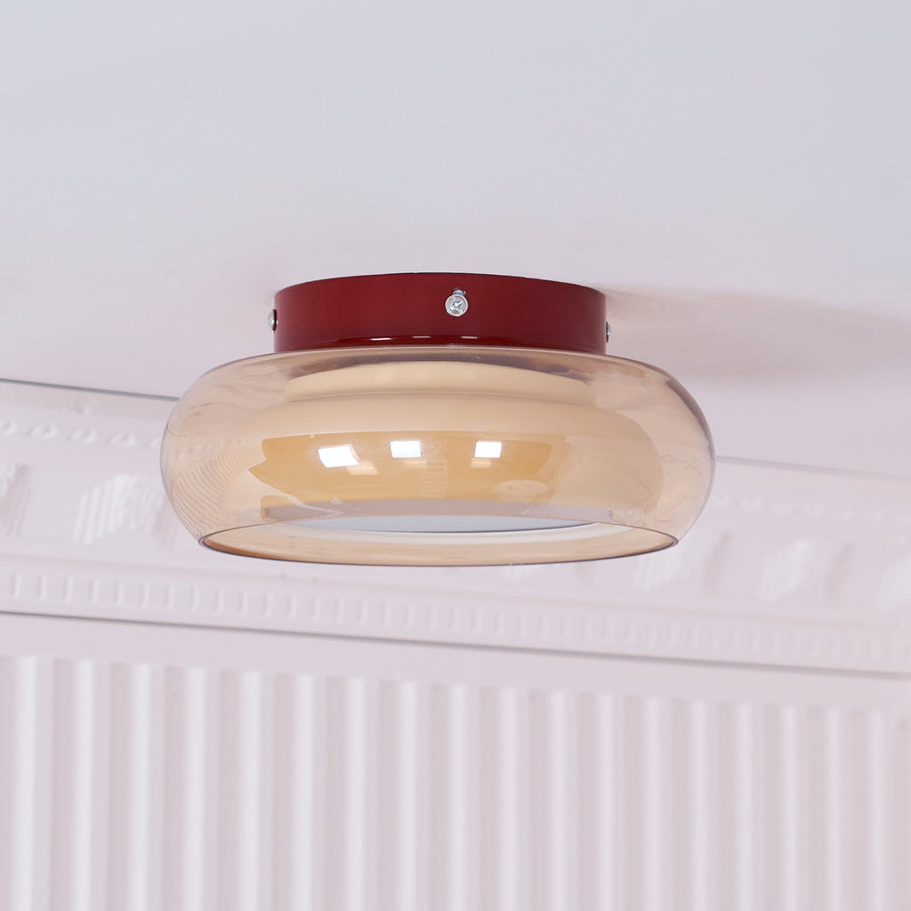 June Retro Glass Ceiling Light