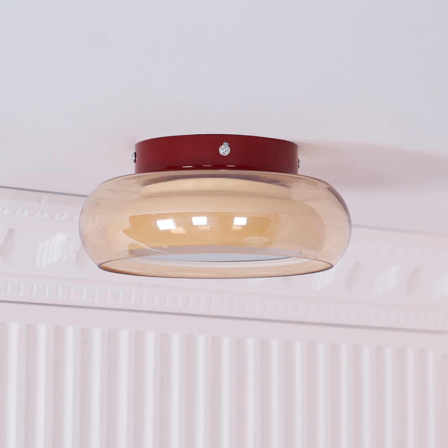 June Retro Glass Ceiling Light