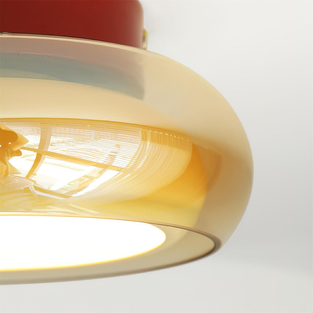 June Retro Glass Ceiling Light