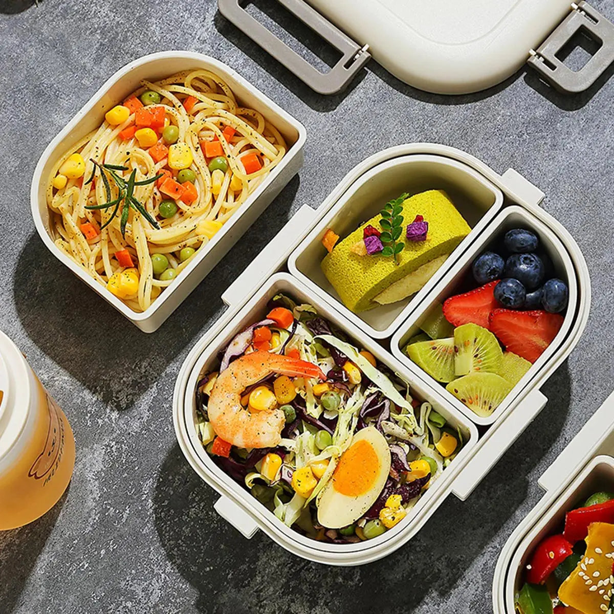 FreshMate 3-Compartment Bento Lunch Box