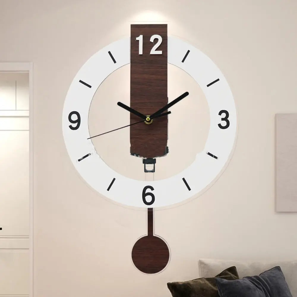 Minimalist Pendulum Wall Clock