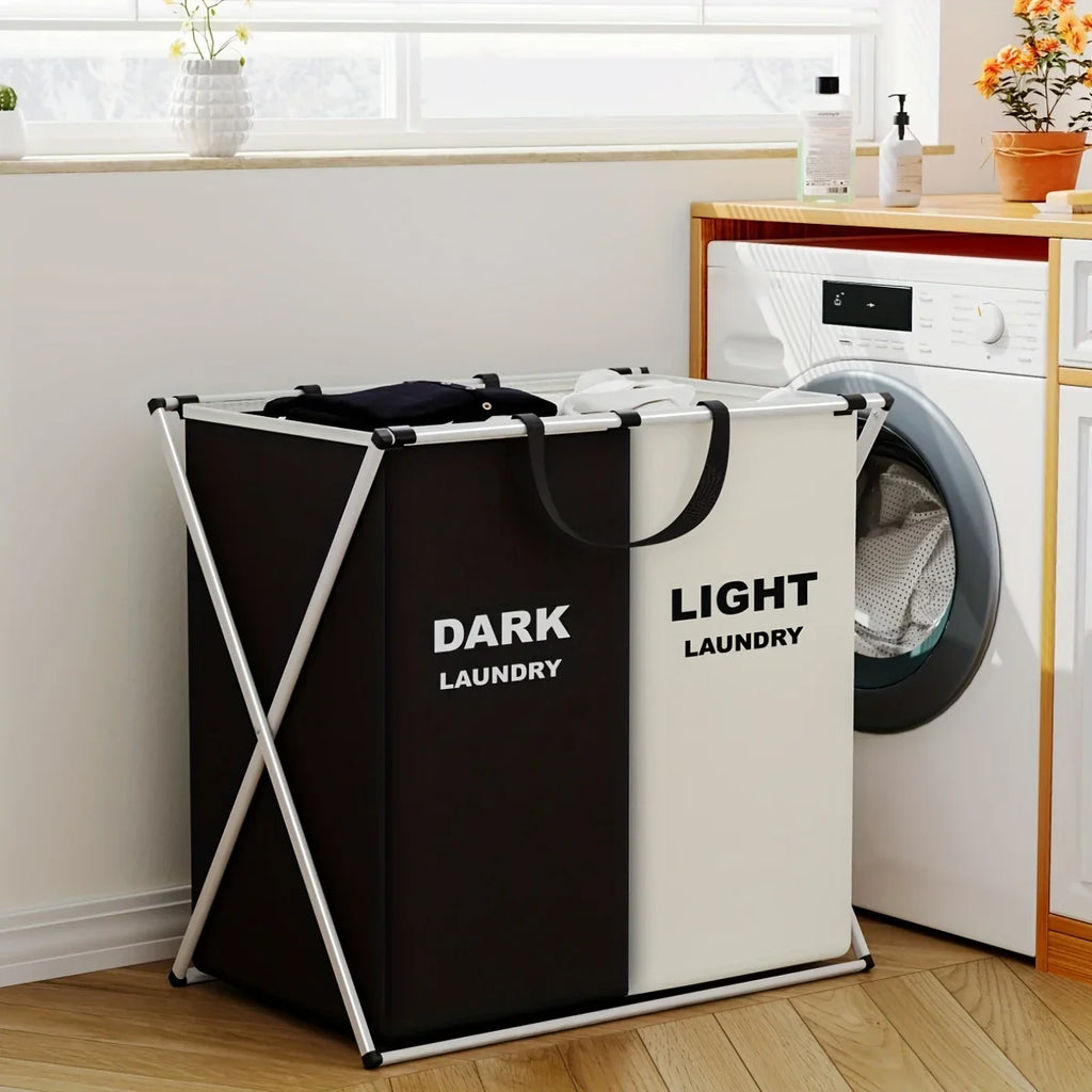 TriSort Multi-Section Laundry Hamper