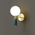 Marble & Glass Gold Wall Sconce