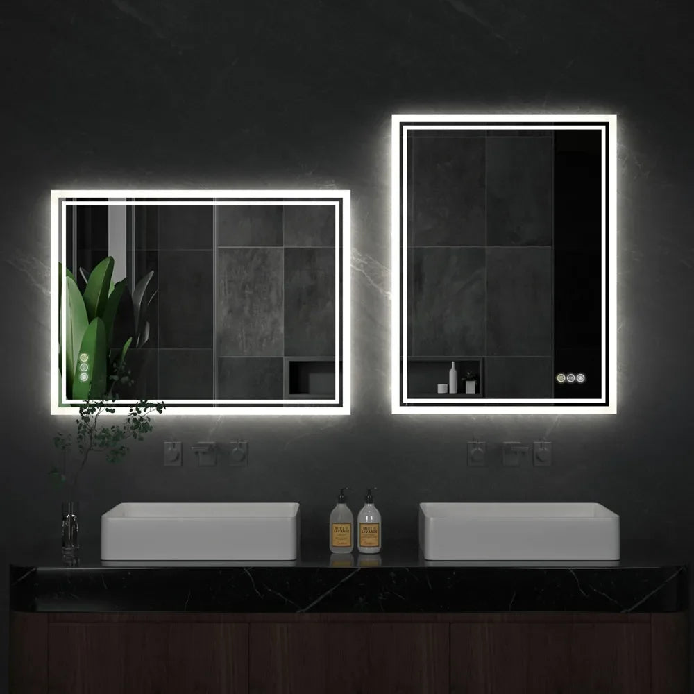 LuvoGlow Frameless LED Bathroom Mirror