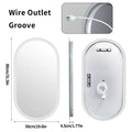 LumoOval Backlit LED Bathroom Mirror