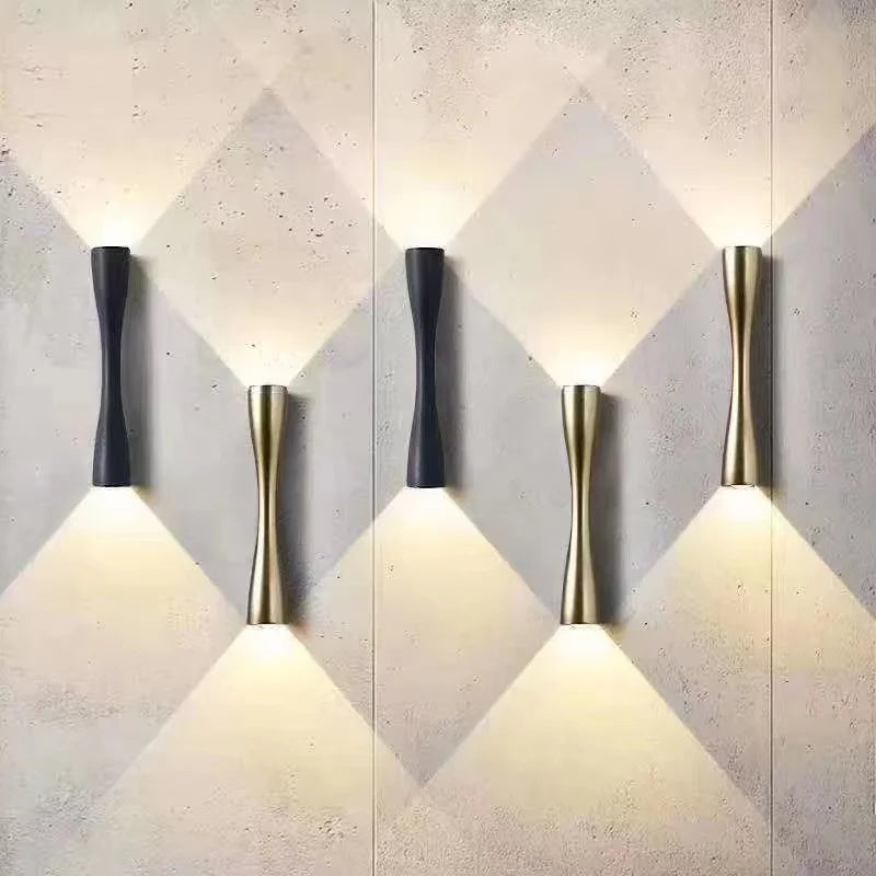 Gold Up & Down Wall Light