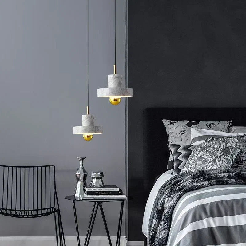 Natural Marble Pendant Lamp