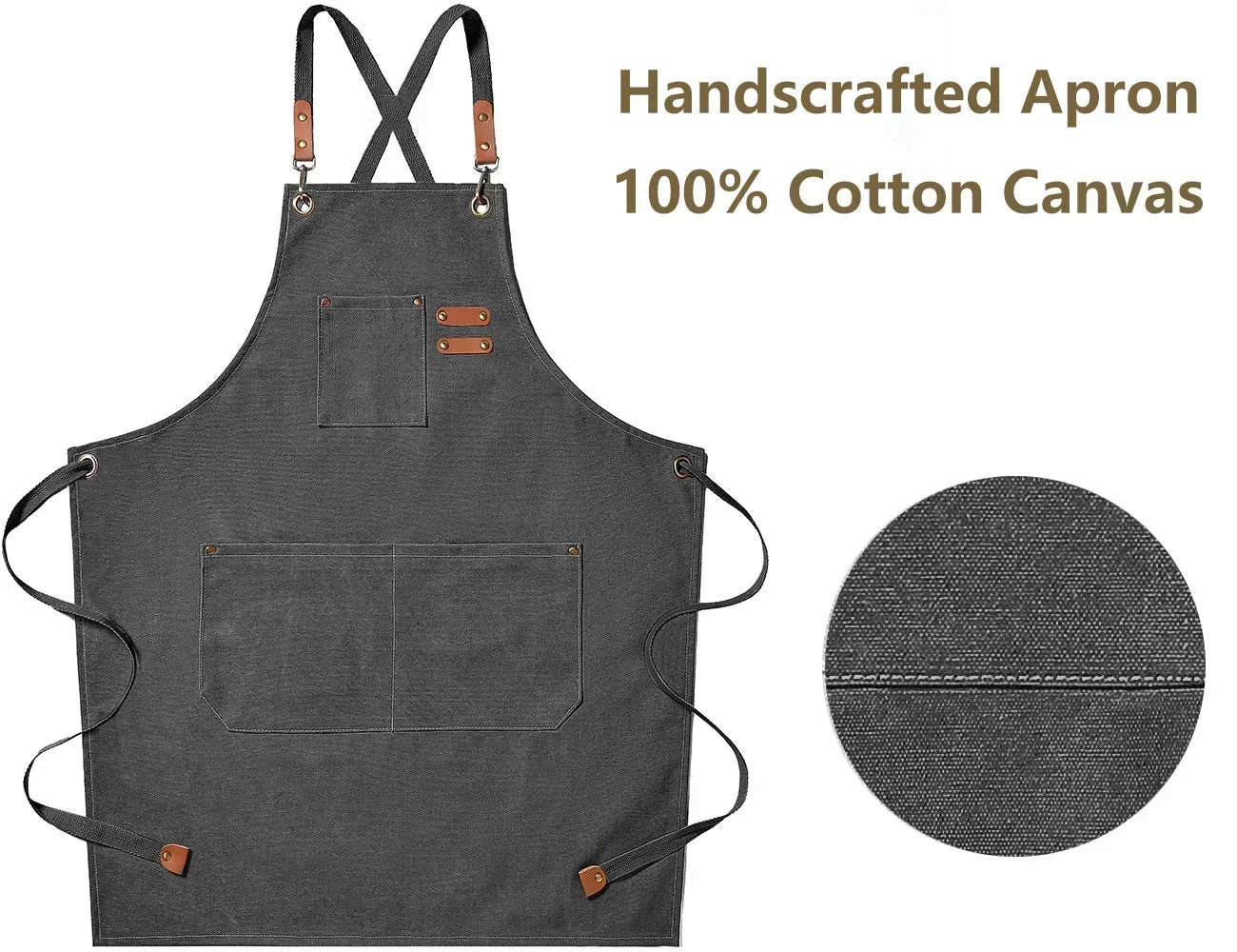 ProWear Unisex Canvas Kitchen Apron