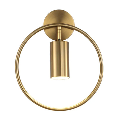 Halo Nordic Gold Wall Light