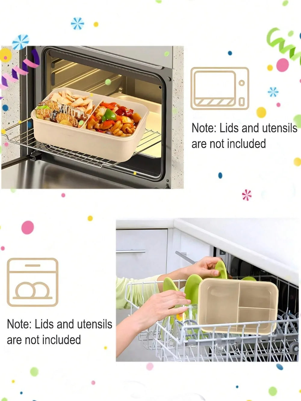 MealMate 4-Compartment Bento Box