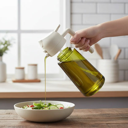 Glass Olive Oil Dispenser Sprayer Bottle