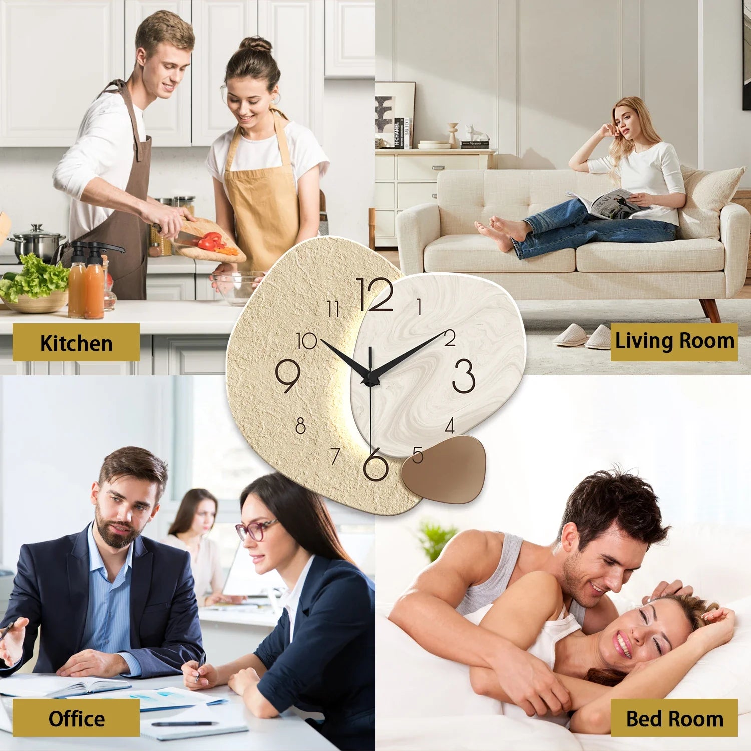 TempoStone Silent Wall Clock