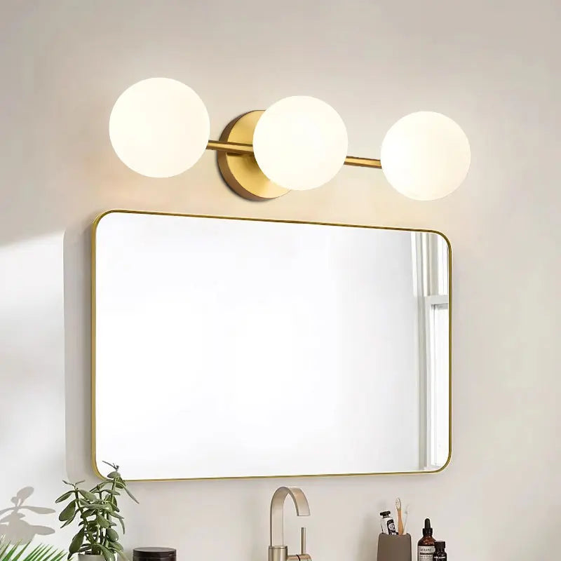 Triple Globe Nordic Wall Light