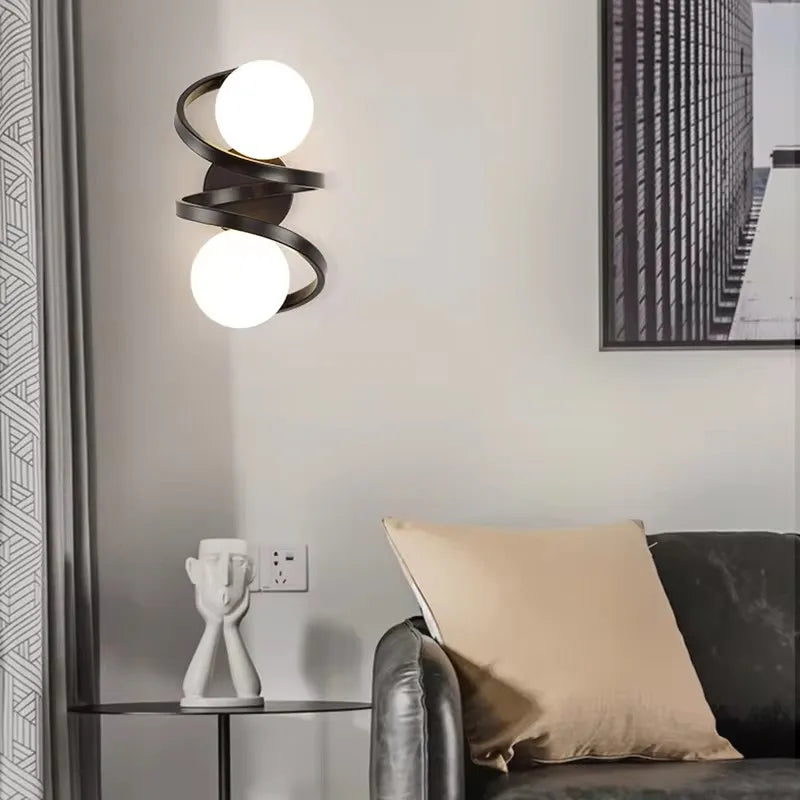 Duo Globe LED Wall Light