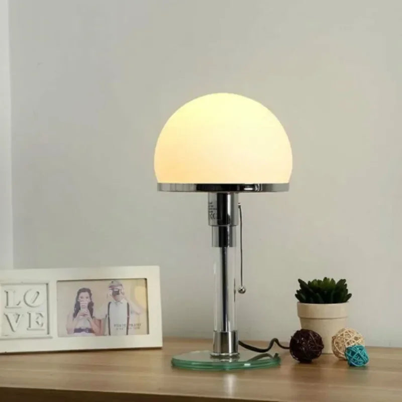 Wilhelm Designer Glass Table Lamp