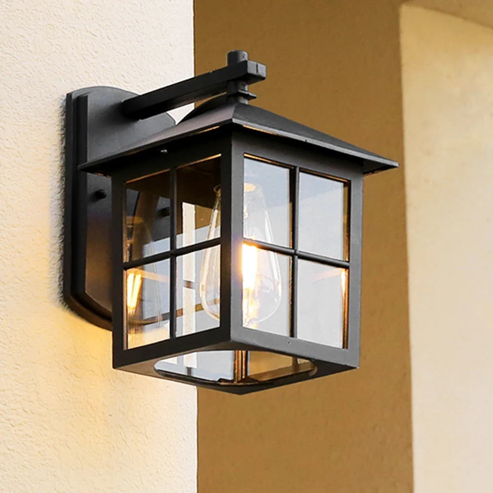 Camden Vintage Outdoor Lantern Sconce