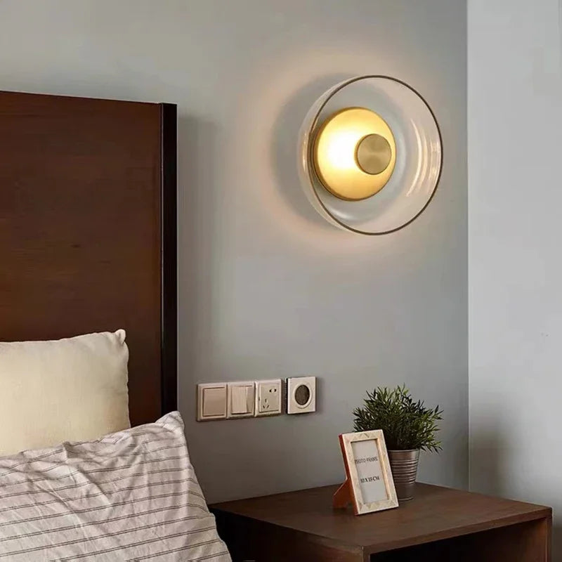 Nordic Round Glass Wall Sconce