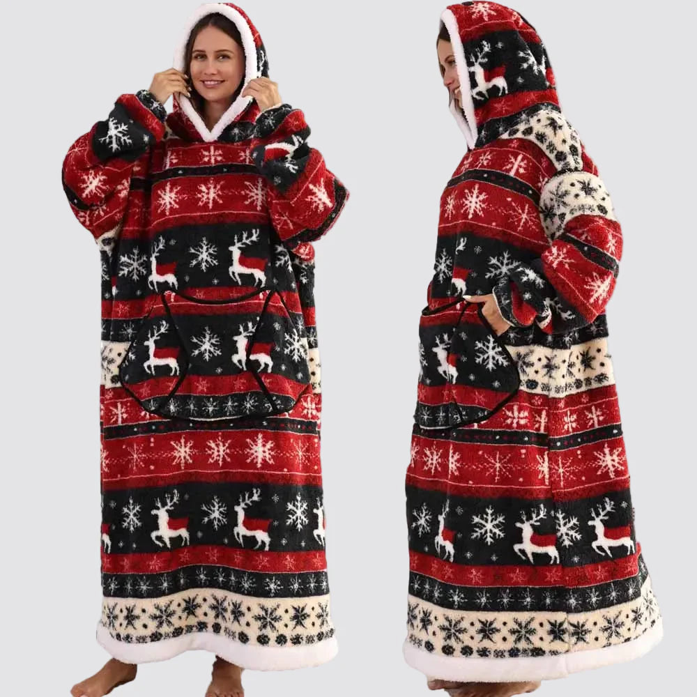 Fleece Oversized Hoodie Gezellige Stijlvolle Slaapzak Hoodie