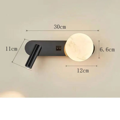 LunarBeam Dual Bedside Wall Light