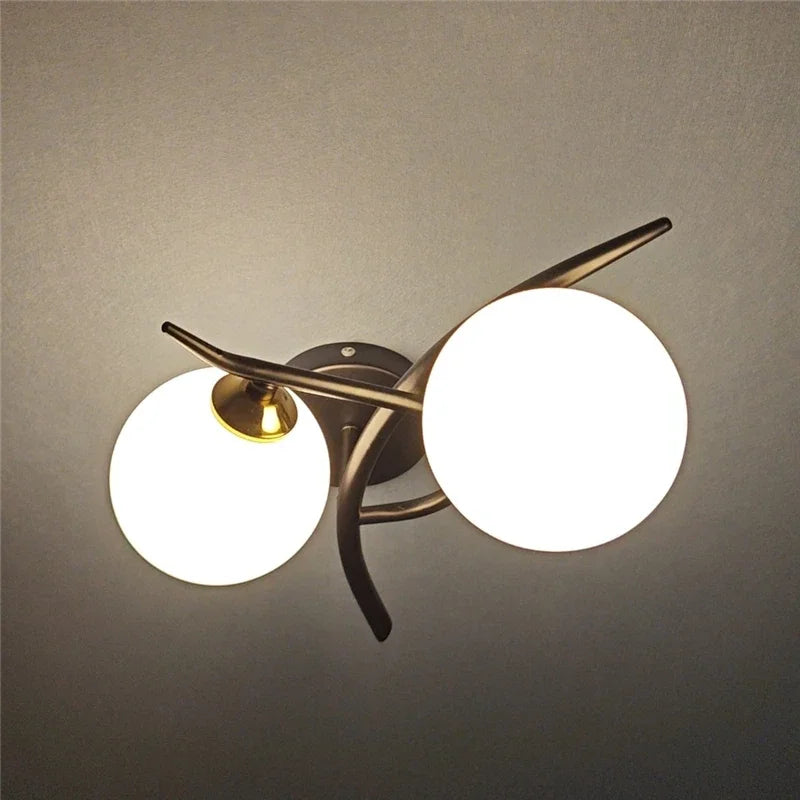Lunara Dual Globe LED Wall Light
