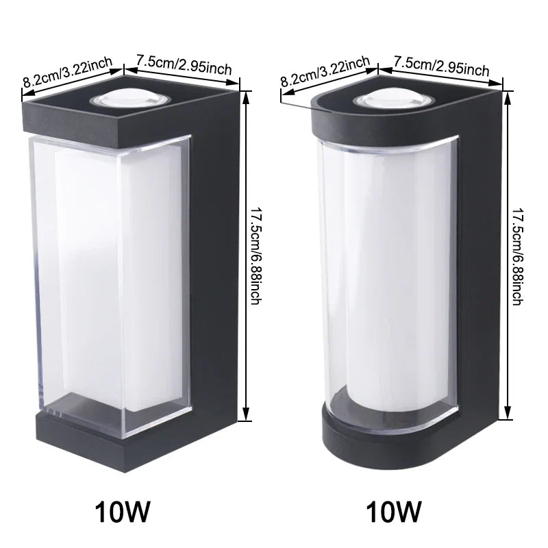 Waterproof Up & Down Outdoor Sconce
