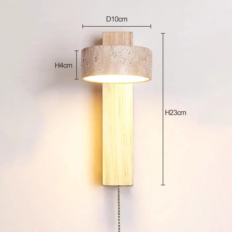 Eclat Wabi-Sabi Headboard Wall Lamp