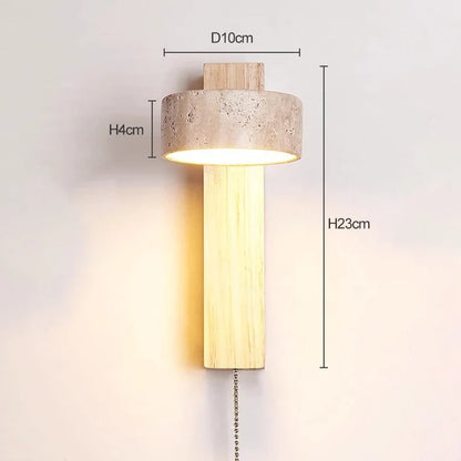 Eclat Wabi-Sabi Headboard Wall Lamp
