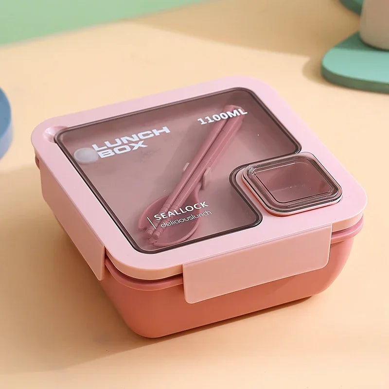 BentoGo Leak-Proof Lunch Box with Cutlery