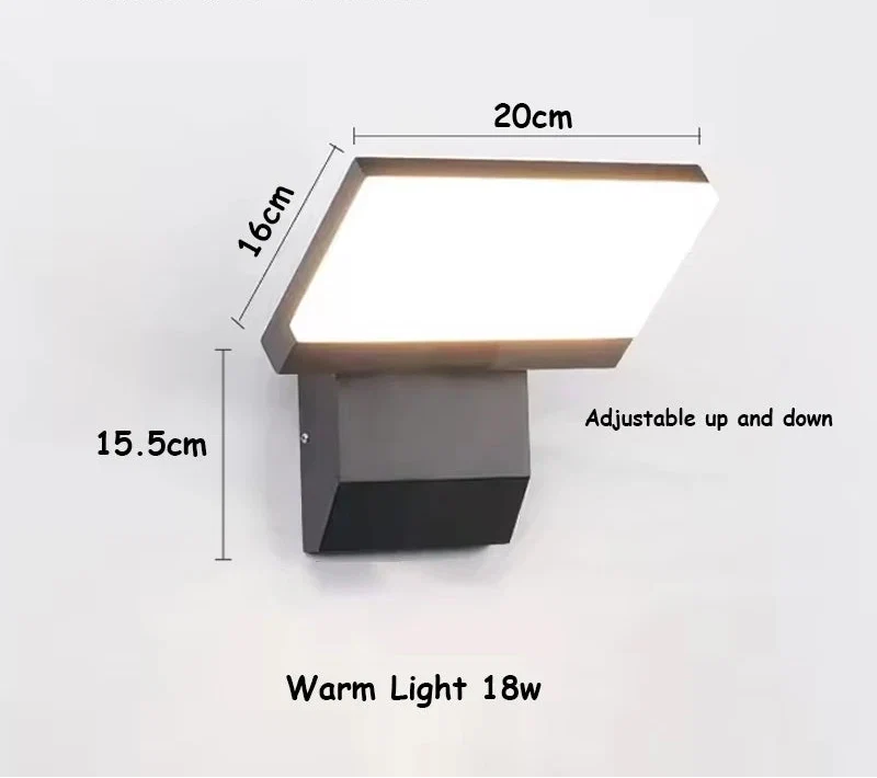 LumiFold IP65 Outdoor Wall Light