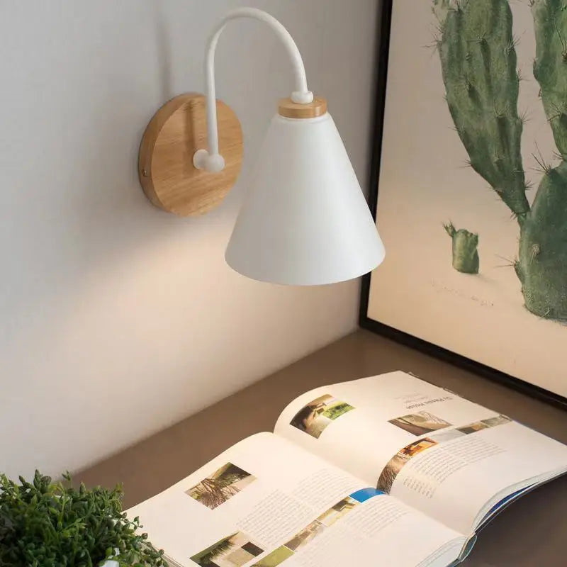 Nordic Beam Wood & Iron Wall Light