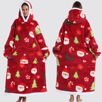 Fleece Oversized Hoodie Gezellige Stijlvolle Slaapzak Hoodie - Image 26