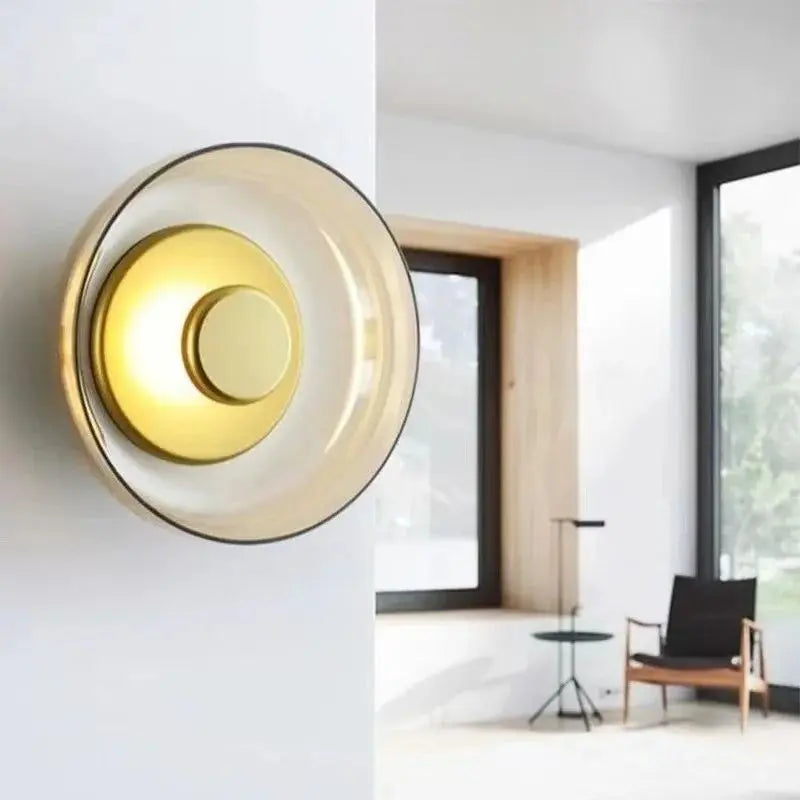 Nordic Round Glass Wall Sconce