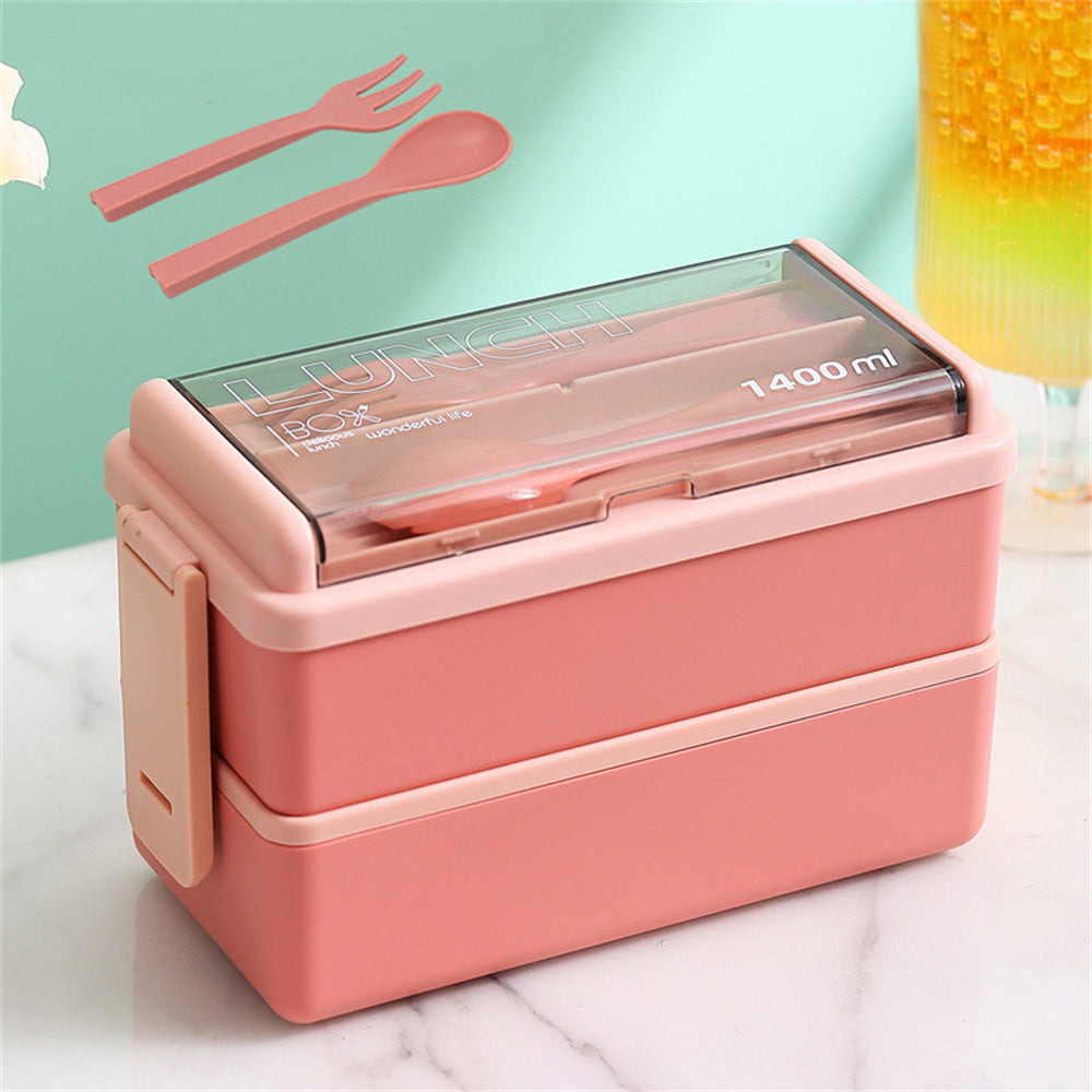 1400ml Double Layer Bento Lunch Box