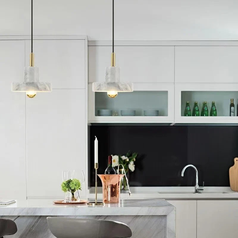 Natural Marble Pendant Lamp