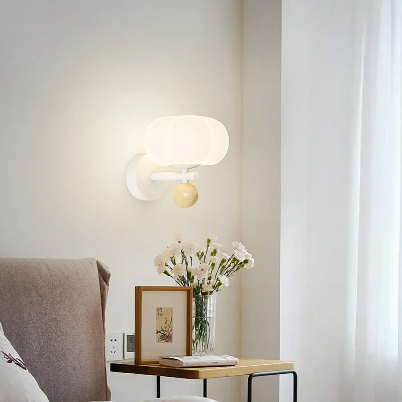 Nordic Ribbed Glass Wall Sconce