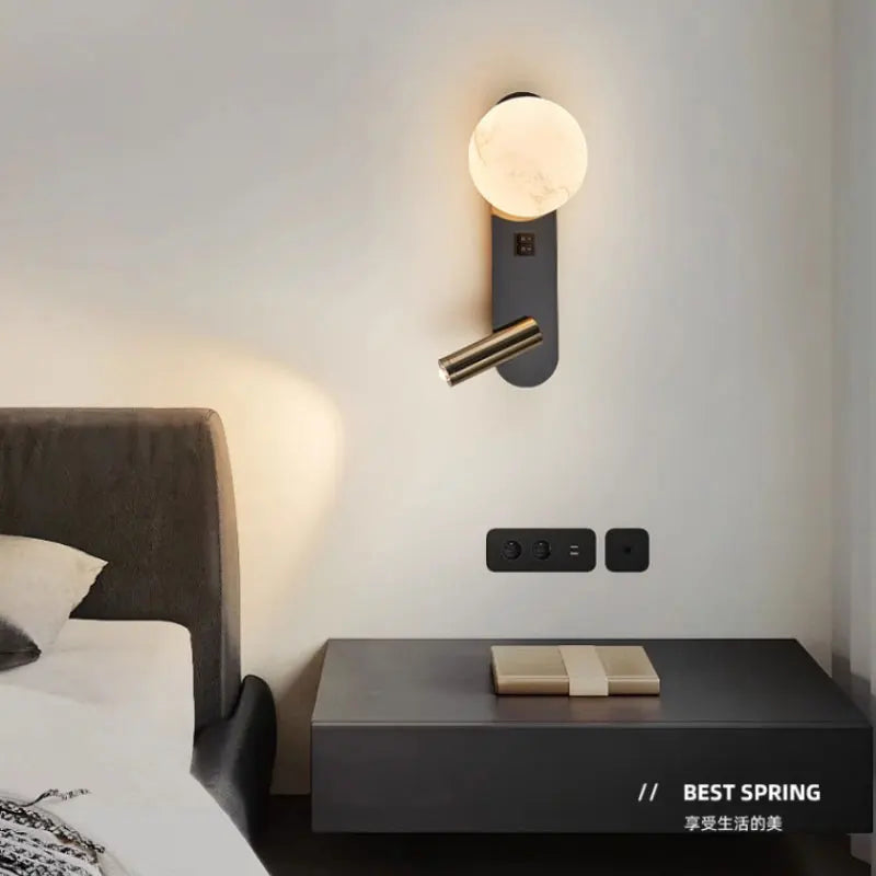 LunarBeam Dual Bedside Wall Light