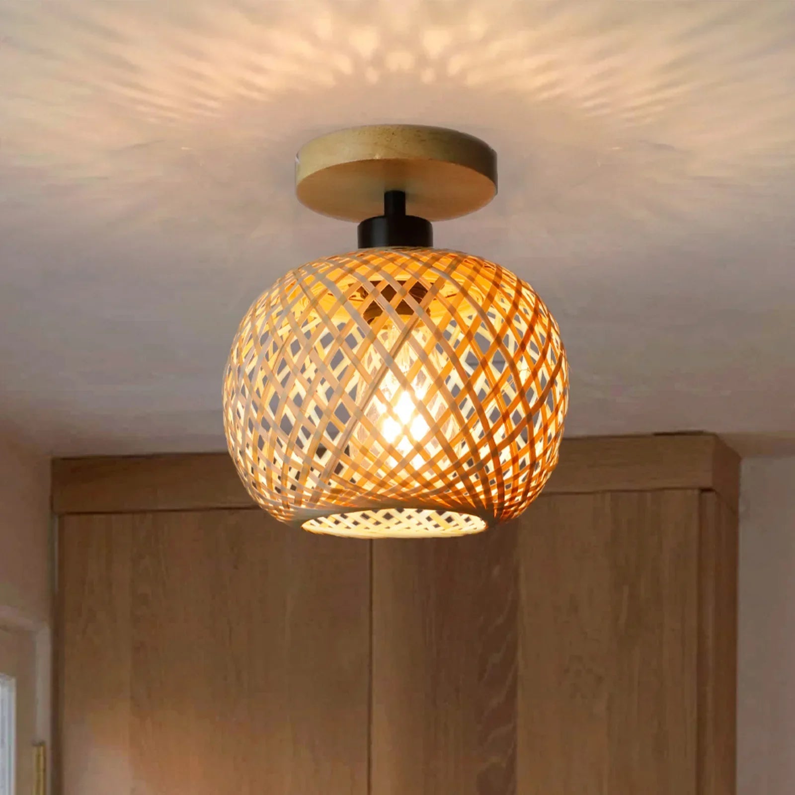 Natura Bamboo Ceiling Lamp