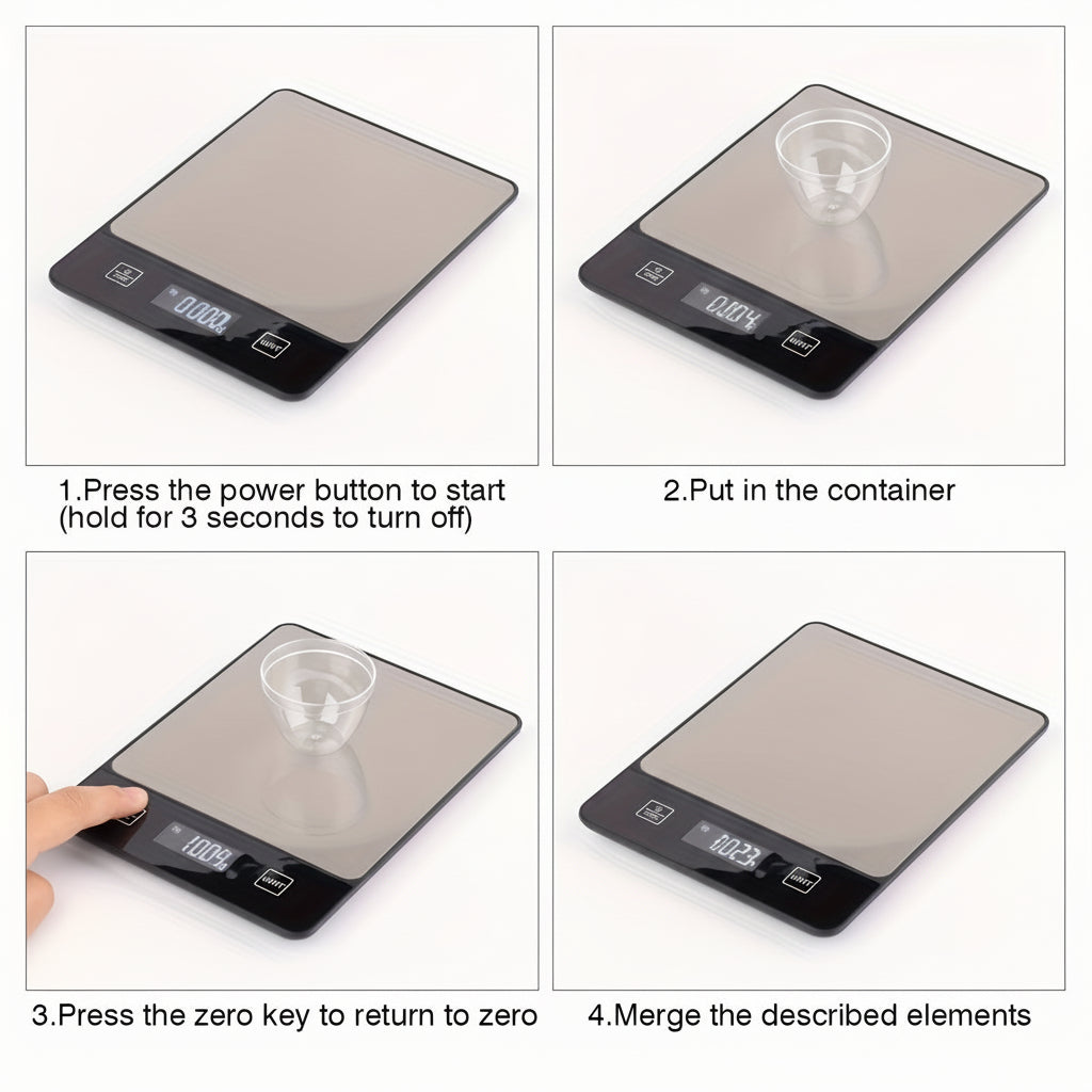 22lb Digital Stainless Kitchen Scale