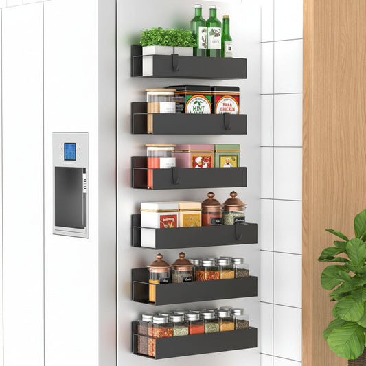 Magnetic Fridge Spice Rack Organiser Set