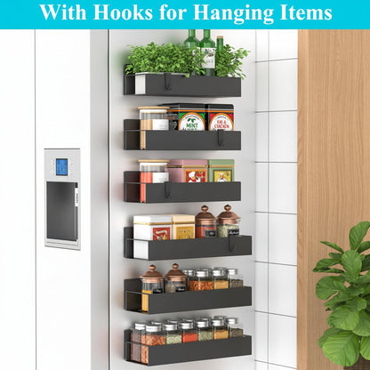Magnetic Fridge Spice Rack Organiser Set