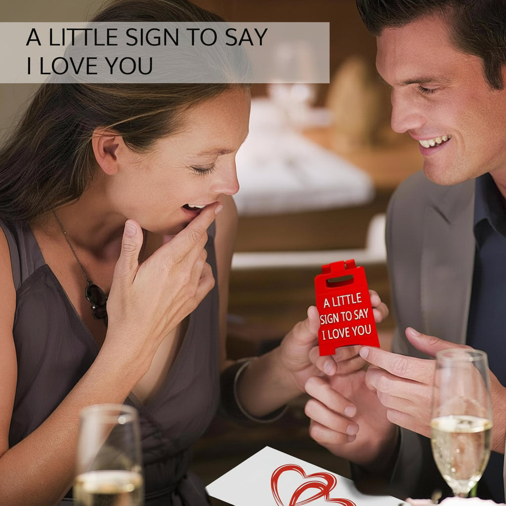 Romantic Love Message Table Sign