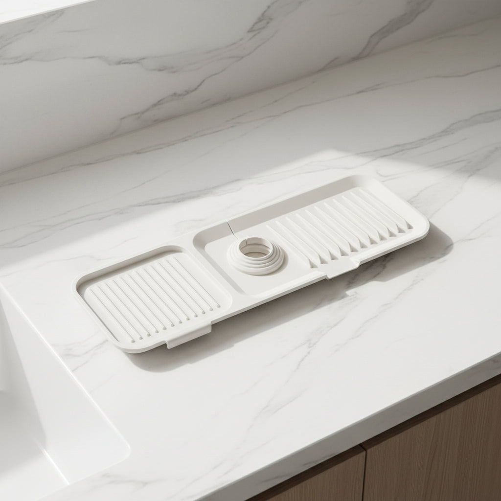 Silicone Self Draining Sink Drip Mat