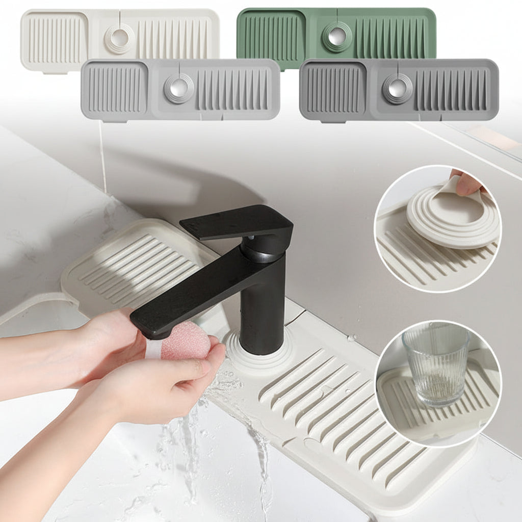 Silicone Self Draining Sink Drip Mat