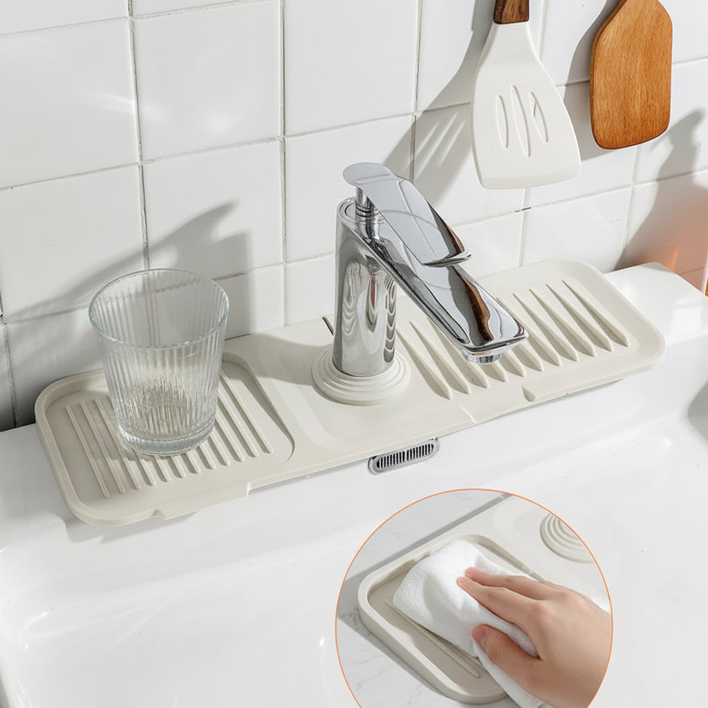 Silicone Self Draining Sink Drip Mat
