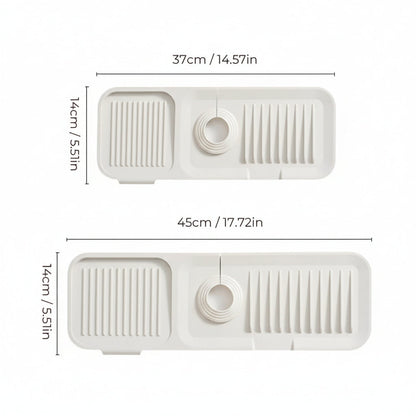 Silicone Self Draining Sink Drip Mat