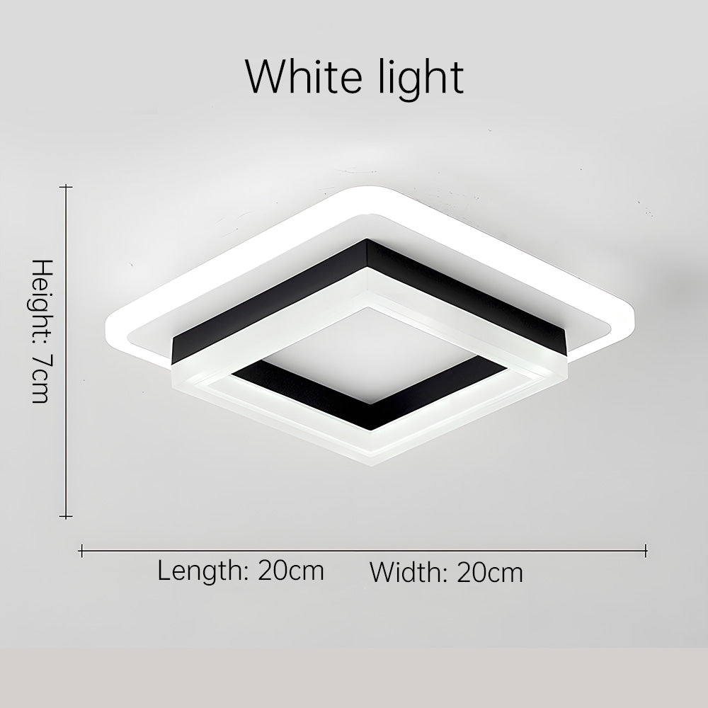 Square LED Flush Ceiling Light